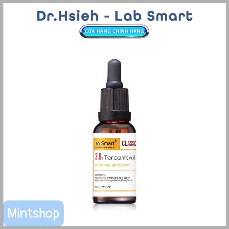 Dr Hsieh Lab Smart Tranexamic AcidTinh chất serum 2.8% dưỡng trắng da, cải thiện nám 30ml