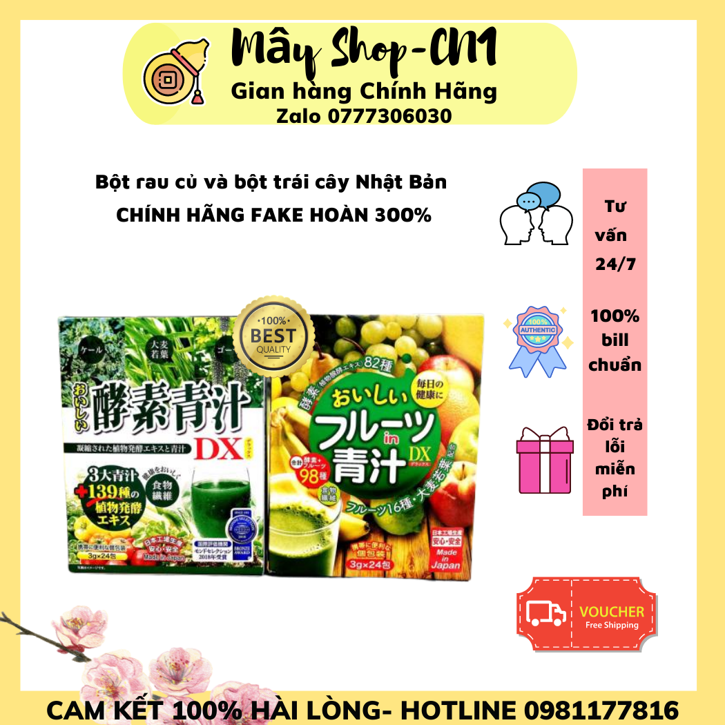 Bột rau củ quả Nhật Bản