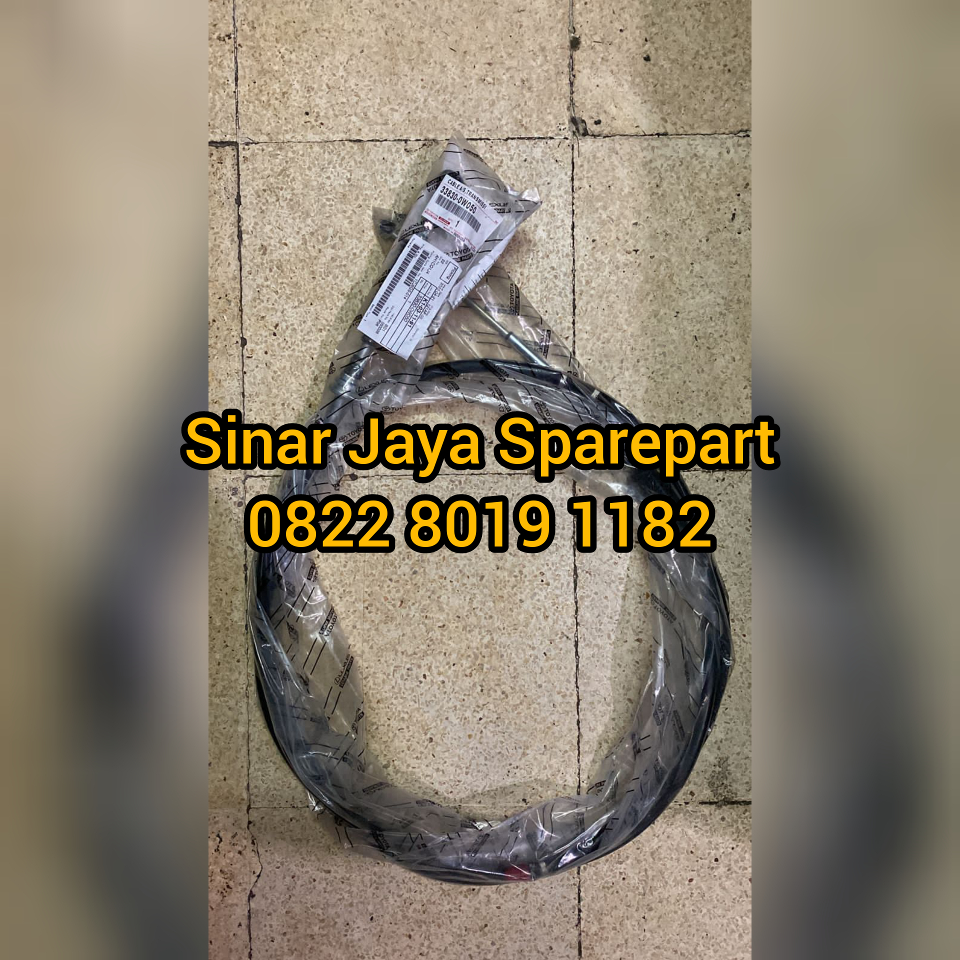 Kabel Transmisi Mundur Hino Dutro 110 Toyota Dyna Saurus 110 2010 UP Original 33830-0W050 Harga 650,000 rupiah*Gratis Ongkir