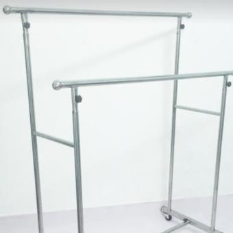 Sào phơi đôi inox ko khoen,có bánh xe