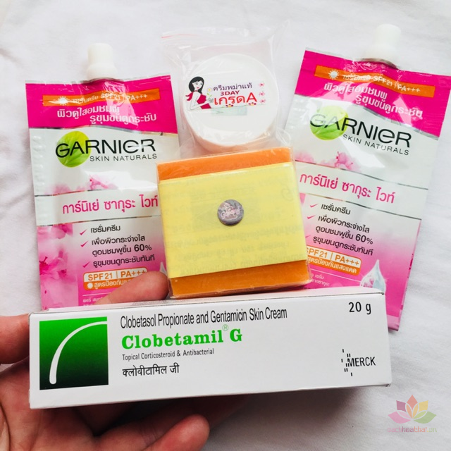 Bộ Nám Tàn Nhang Clobetamil G Thái Lan