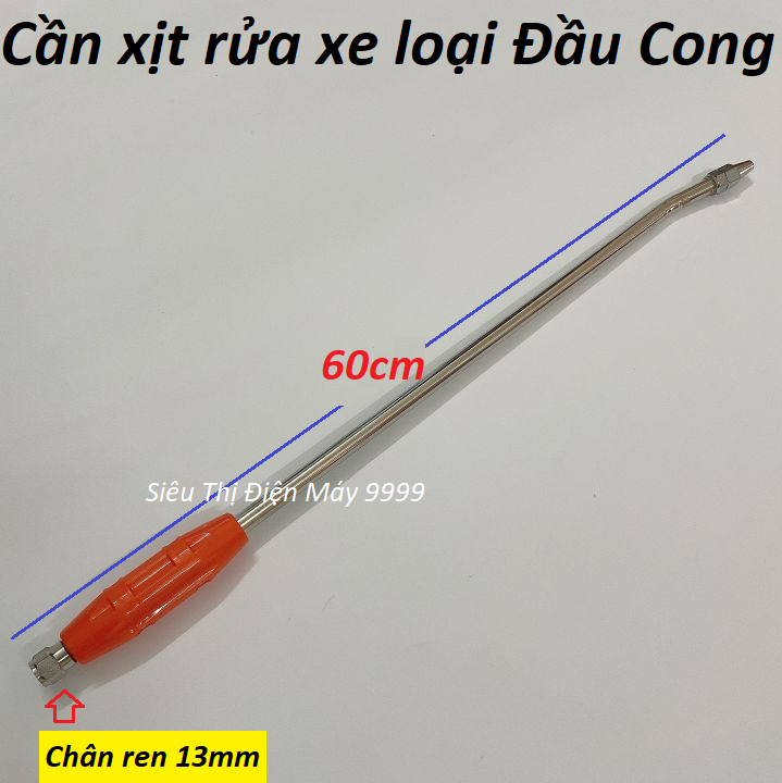 Cần xịt rửa xe | tay súng xịt rửa xe | vòi xịt rửa cho máy xịt rửa áp lực cao ren trong 13mm | vòi xịt rửa xe áp lực cao