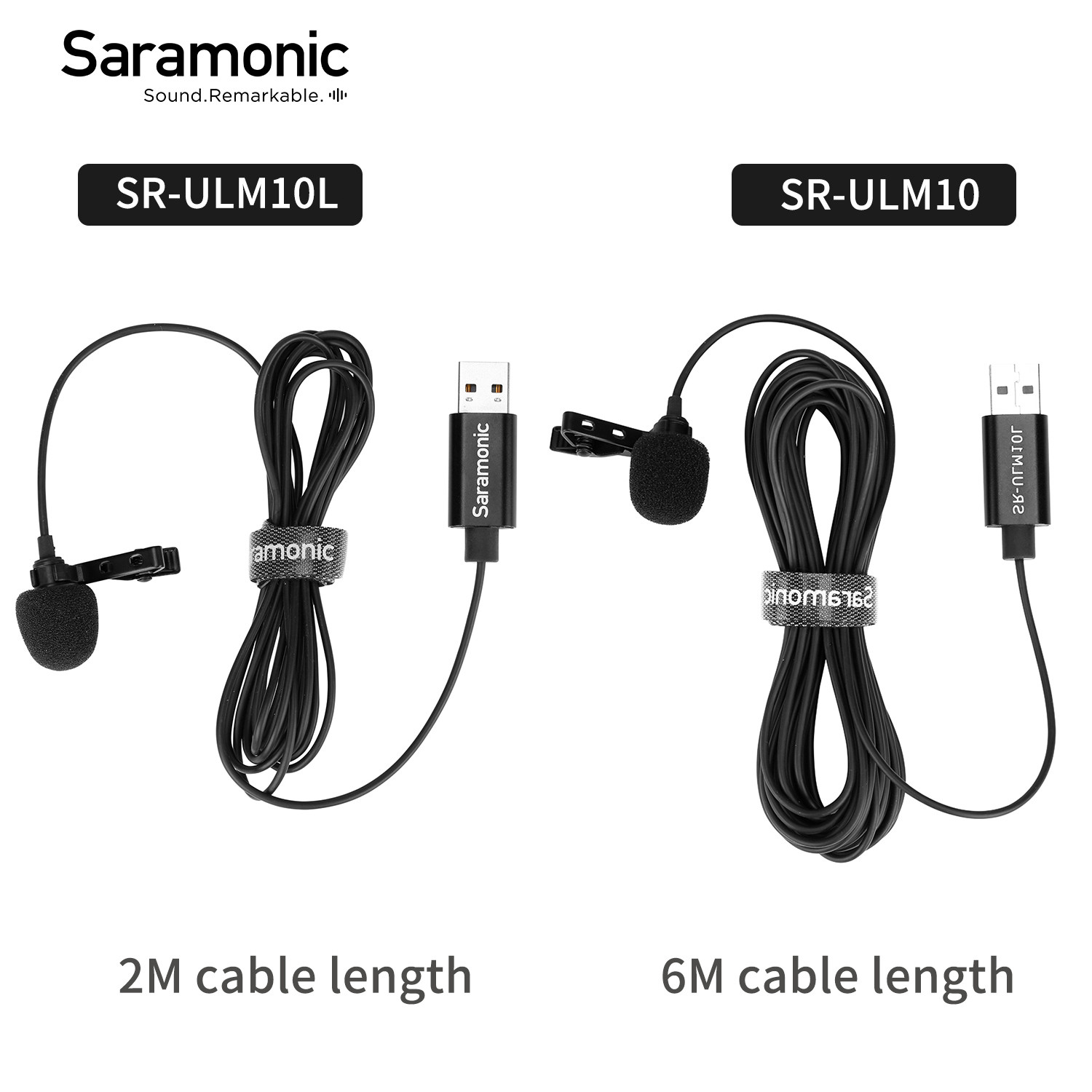 Saramonic micro cài áo usb sr-ulm10 sr-ulm10l cho máy vi tính máy tính xách tay, micro cài ve áo máy tính để bàn máy tính xách tay 2m 6m usb-a
