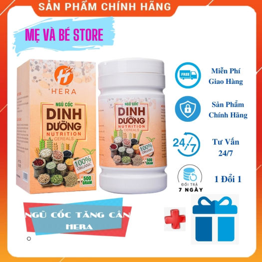 NGŨ CỐC DINH DƯỠNG TĂNG CÂN HERA - Sản Phẩm Cao Cấp Chính Hãng - Đã Được Kiếm Nghiệm và Công Bố