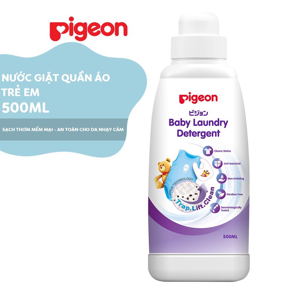 Nước giặt quần áo trẻ em Pigeon ECO Chai 500ml