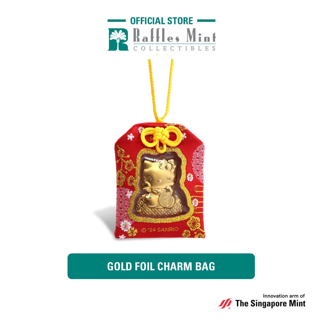 Raffles Mint: Merlion Sg60 24K Gold Foil Souvenir Note