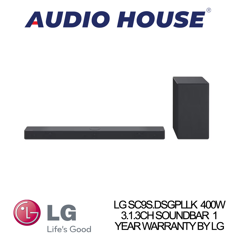 Lg Sc9S Soundbar - Dolby Atmos 3.1.3Ch, 400W High Res Audio
