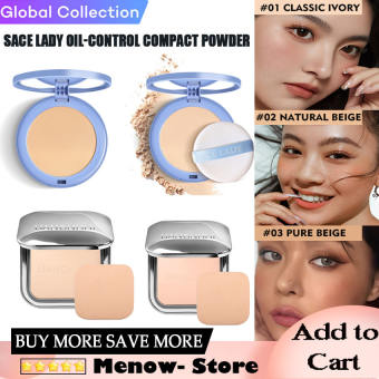 SACE LADY Oil-control Compact Powder Waterproof Matte Face Powder