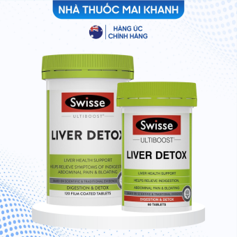 Thải độc gan Úc liver detox Swisse