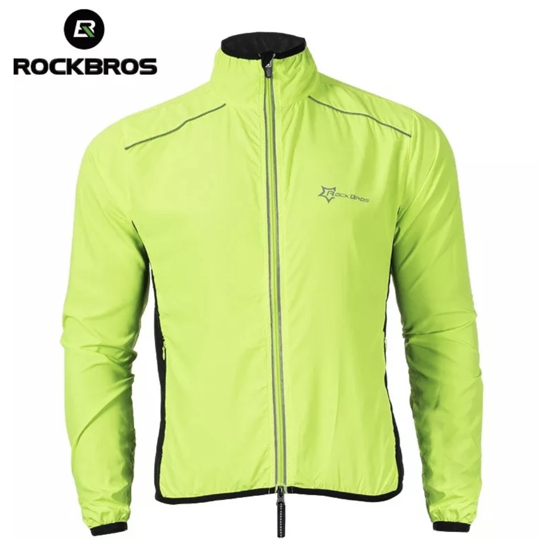 Áo khoác đạp xe rockbros có thể gấp gọn thành túi nhỏ