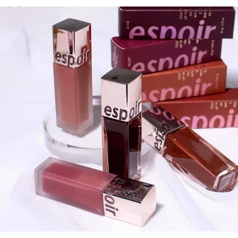 Son kem lì espoir couture lip tint shine hàn quốc 8.5g, son bóng lì lâu trôi bonnie shop beauty