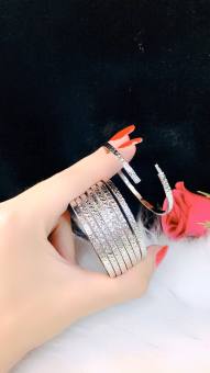 Vòng Ximen Bộ 7 Chiếc Có Khoá (Bền Màu, Không đen) GiVi Shop - V1002513 - Thiết kế Phù Hợp Với Mọi Lứa Tuổi [ ximen vàng, ximen bạc, ximen đẹp, ximen mạ vàng, ximen vàng ý, bộ ximen vàng 18k, bo ximen vang 24k, bo ximen vang tay]