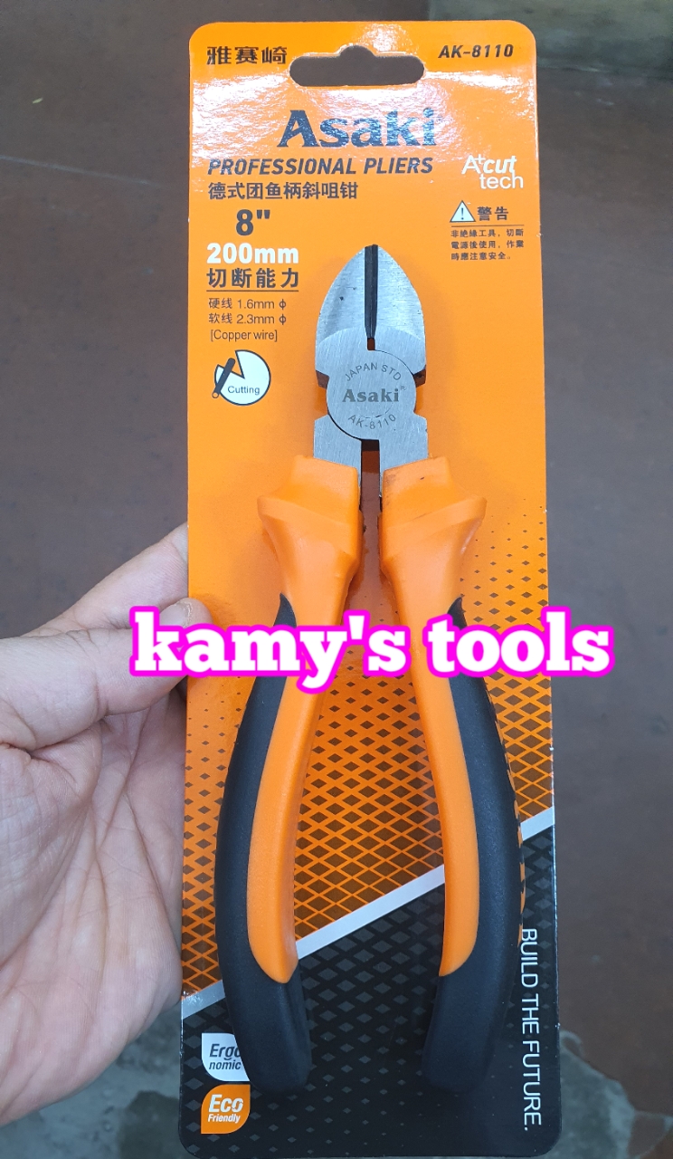 Kìm cắt asaki 6 inch 8 inch ak-8108 ak-8110