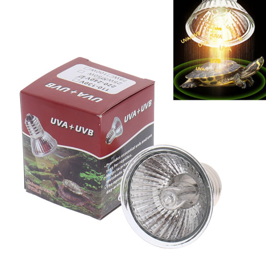 Bóng Đèn Bò Sát 25/50/75W UVA + UVB 3.0 Bóng Đèn Tia UV Chiếu Tia Cực Tím Cho Rùa Đèn Sưởi Điều Khiển Nhiệt Độ