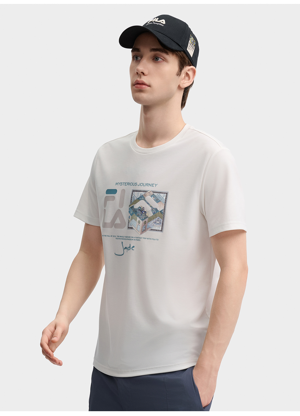 FILA T-shirt MY RENTORAR'S STORY Shinx L size Pokemon Center