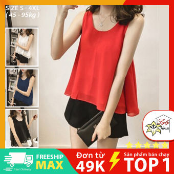 Áo kiểu nữ dáng xòe chữ a với chất liệu voan 2 lớp siêu sang chảnh , áo may thiết kế tỉ mỉ từng mũi chỉ có đầy đủ size cho nàng từ 45kg - 97kg