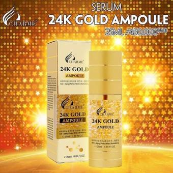 Serum 4D Vàng 24K Char.me (25ML) - DƯỠNG TRẮNG, DƯỠNG ẨM, NGĂN NGỪA LÃO HÓA.