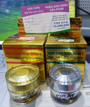 kem thảo dược đông y sâm vàng