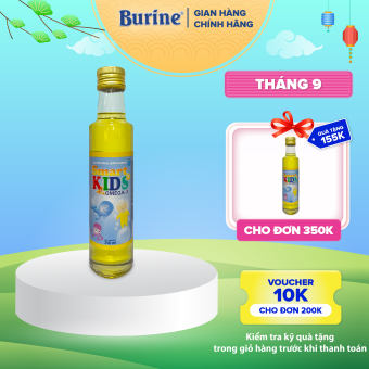 Dầu ăn dặm cho bé - Dầu cá Smart Kids nhập khẩu Chi Lê cung cấp DHA & EPA giúp phát triển trí thông minh trẻ nhỏ