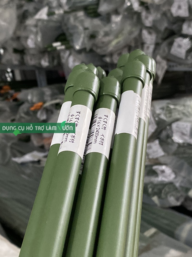 Ống thép bọc nhựa phi 20 dài 240cm set 10 ống chuyên dùng làm khung giàn trồng cây