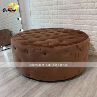 Đôn Tròn, Ghế Đôn Hình Tròn, Đôn Tròn Cách Điệu, Ghế Đôn Tròn, Ghế Đôn Sofa Tròn, ghế đôn tròn sofa, Ghế Đôn Nỉ, Ghế Đôn Bọc Nỉ, Ghế Chờ, Ghế Đôn sofa, Ghế Đôn Sofa Cao Cấp Đường Kính 1m cao 45cm (Đặt Được