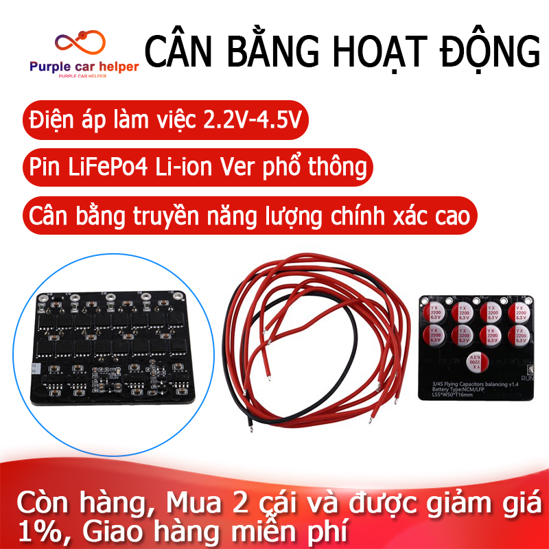 5A Cân bằng 4S LiFePo4 Li-Ion Ver Pin Chủ động Cân bằng Cân bằng Cân bằng Chuyển năng lượng Cân bằng