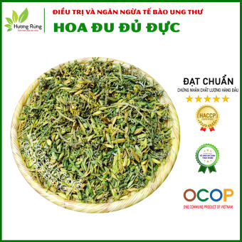 Hoa đu đủ đực sấy khô 100g, bông đu đủ đực, thượng hạng, tự nhiên nguyên chất