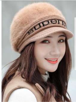 Mũ len lưỡi trai phong cách Hàn, mũ len mùa đông, mũ len lông thỏ cao cấp, nón len nữ đẹp, mũ nồi thời trang, mũ nồi len, mũ bê rê len cao cấp