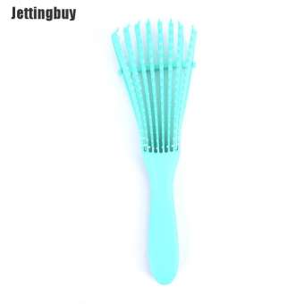 Lược Mát Xa Da Đầu Cho Nữ Mới, Detangle Bàn Chải Tóc Lược Chải Tóc Xoăn Ướt Màu Xanh Lá Cây