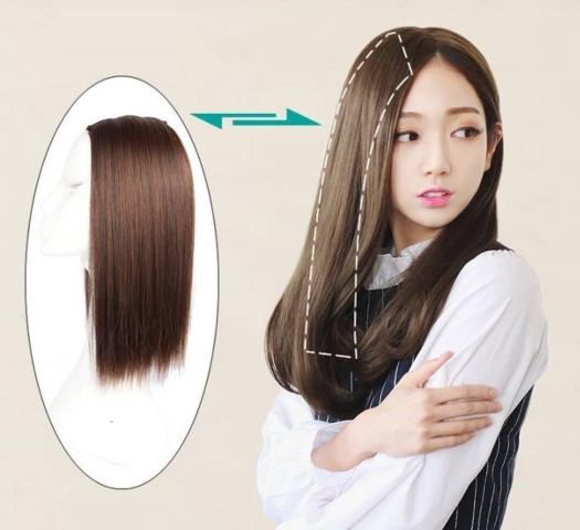 TÓC KẸP PHỒNG CHÂN TÓC gồm 2 bên - Phím làm phồng tóc 2 bên