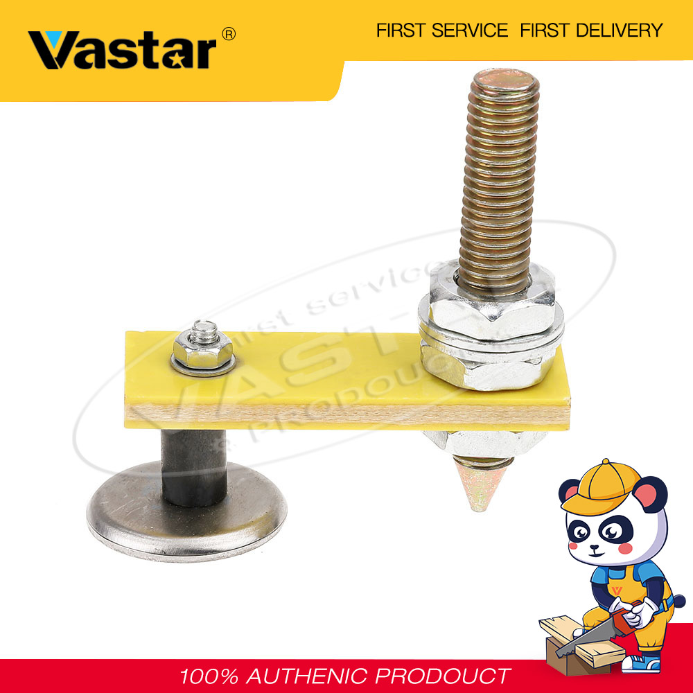 Vastar 1 Cái Một Đầu Không Dây Kẹp Nam Châm Đầu Từ Mặt Đất Kẹp Tấm Kim Loại Hỗ Trợ Hàn Phụ Kiện Dụng Cụ