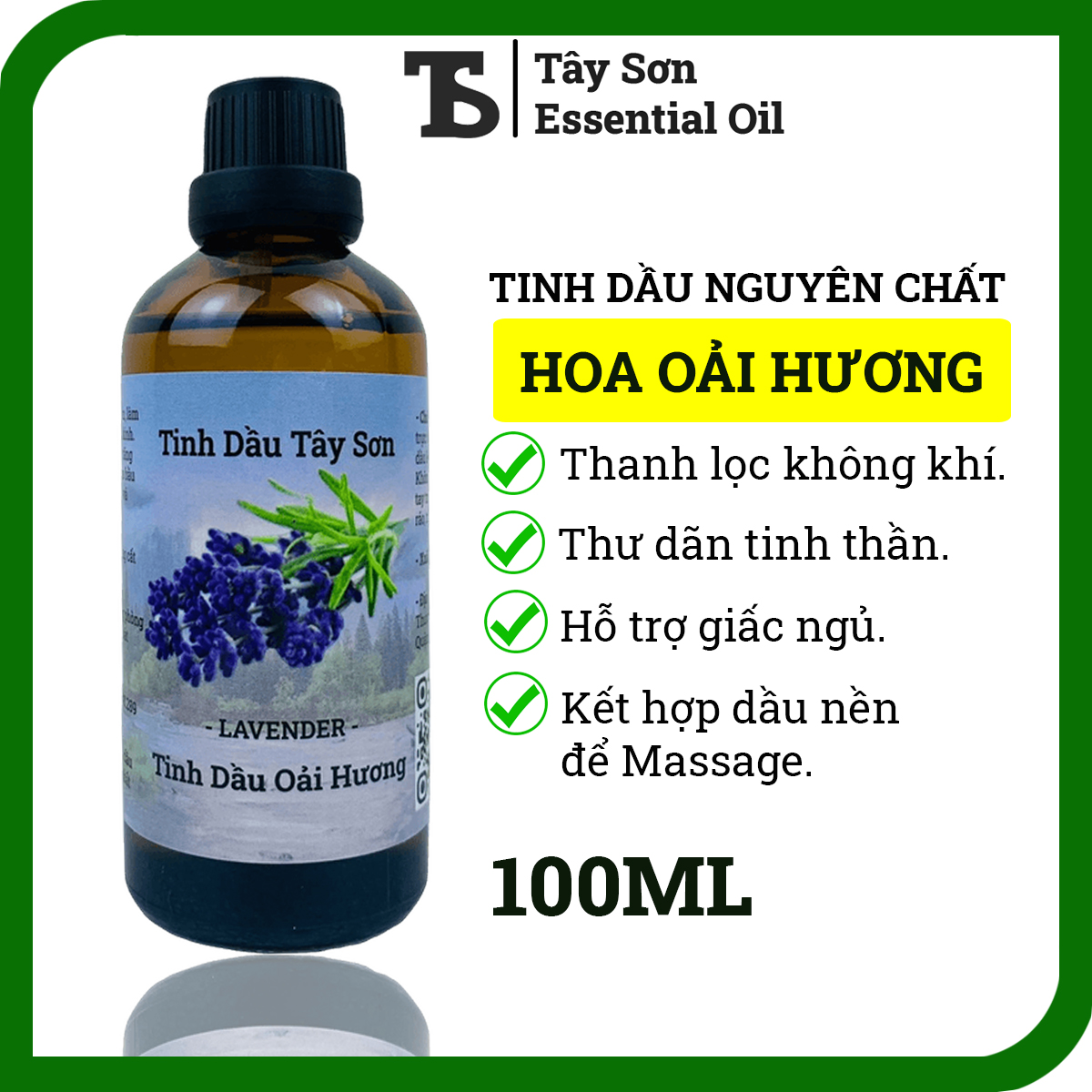 Tinh Dầu Hoa Oải Hương Nguyên Chất Lavender