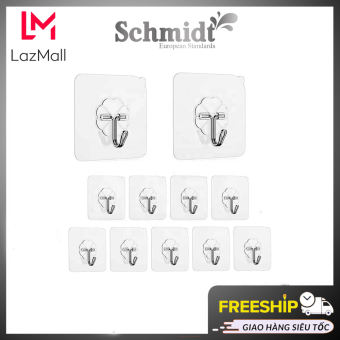 Móc Khóa Dán Chịu Lực Trong Suốt Schmidt Dính Siêu Chắc Chắn - Hàng Chính Hãng