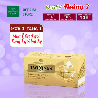 Trà Túi Lọc Twinings Hộp 25 Gói - Trà Đen Bá Tước Earl Grey Tea| Pico Food