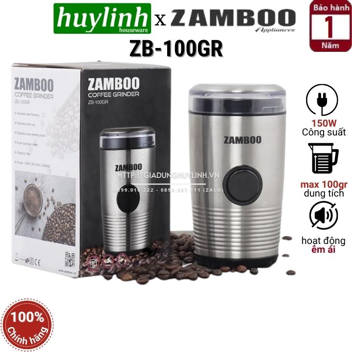Máy xay cà phê, hạt tiêu, ngũ cốc zamboo zb-100gr