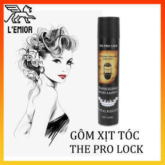 L'EMIOR - Gôm Xịt Tóc The Pro Lock 320ml - Giữ Nếp Tóc Lâu, Dễ Tạo Kiểu, Bảo Vệ Tóc Chuyên Sâu, phù Hợp Với Mọi Loại Tóc