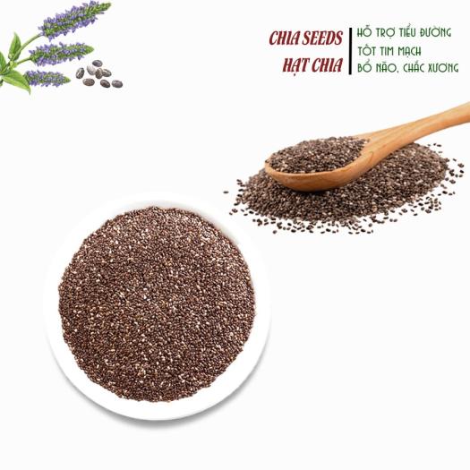Hạt CHIA đen - Nhập khẩu Mexico - Túi 500g