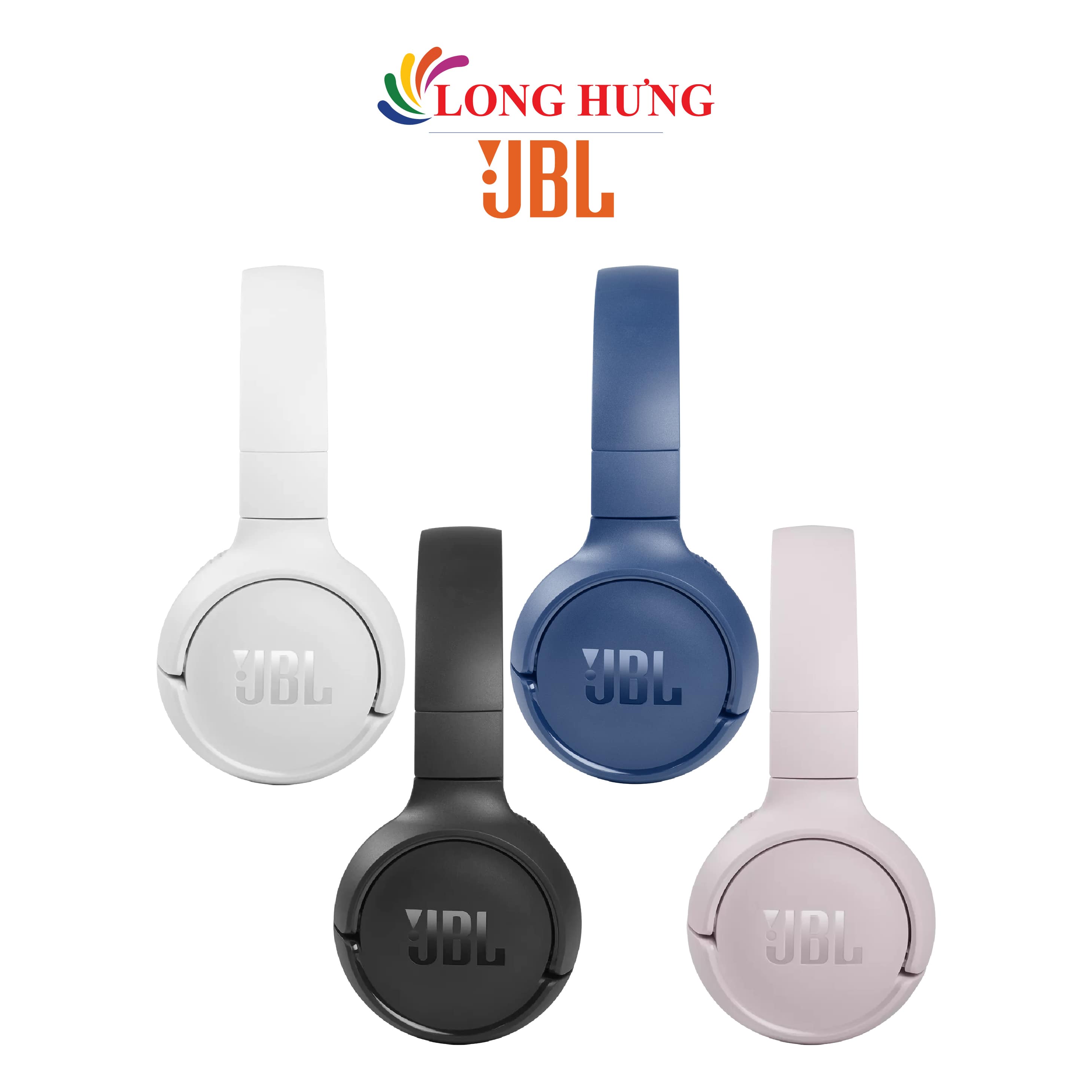 Tai nghe chụp tai Bluetooth JBL Tune 510BT JBLT510BT - Hàng chính hãng - Thời gian sử dụng lâu dài, âm thanh chân thực, công nghệ âm thanh JBL Signature Sound