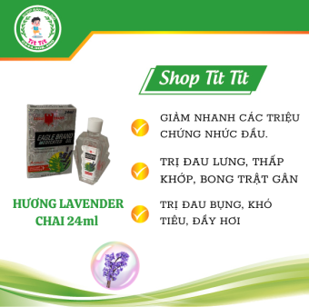 Dầu gió trắng Eagle hình con ó 24ml
