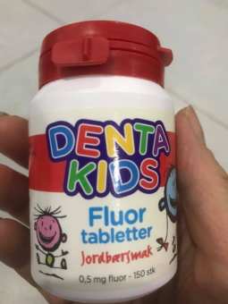 Viên ngậm bổ sung Flourid Denta Kids giúp ngừa sâu răng 150 viên