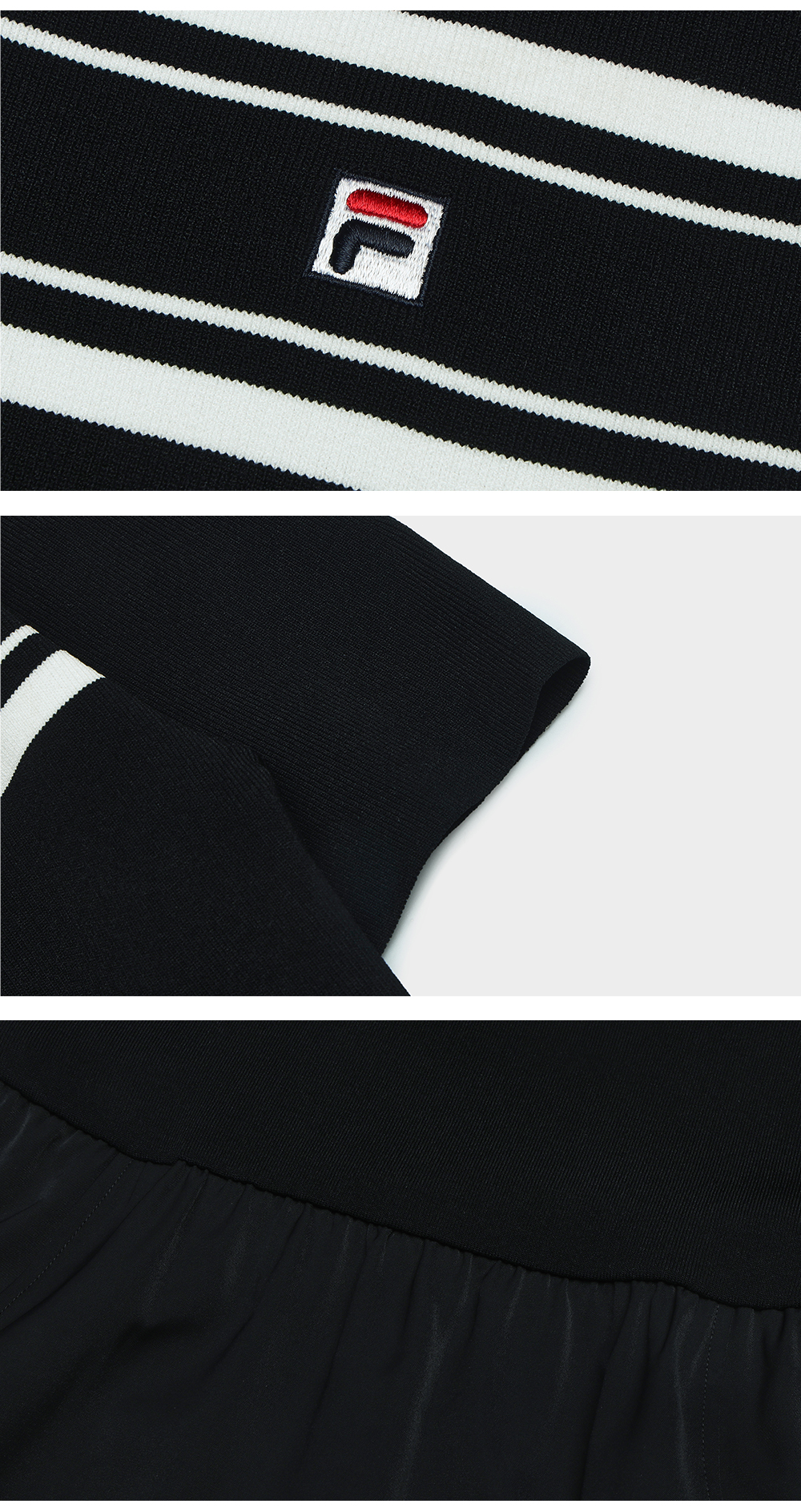 FILA CORE LIFESTYLE HERITAGE SPRING IMAGINATION Women Dress (Black) · v2