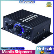 400W Mini Car Hifi Power Amplifier - DC12V, Bluetooth-Enabled