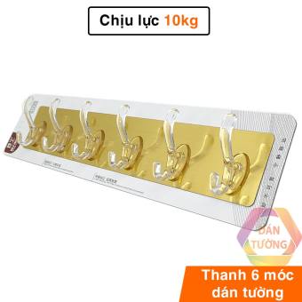Móc dán tường chịu lực treo quần áo vật dụng nhà bếp nhà tắm đa năng, miếng dán tường siêu dính
