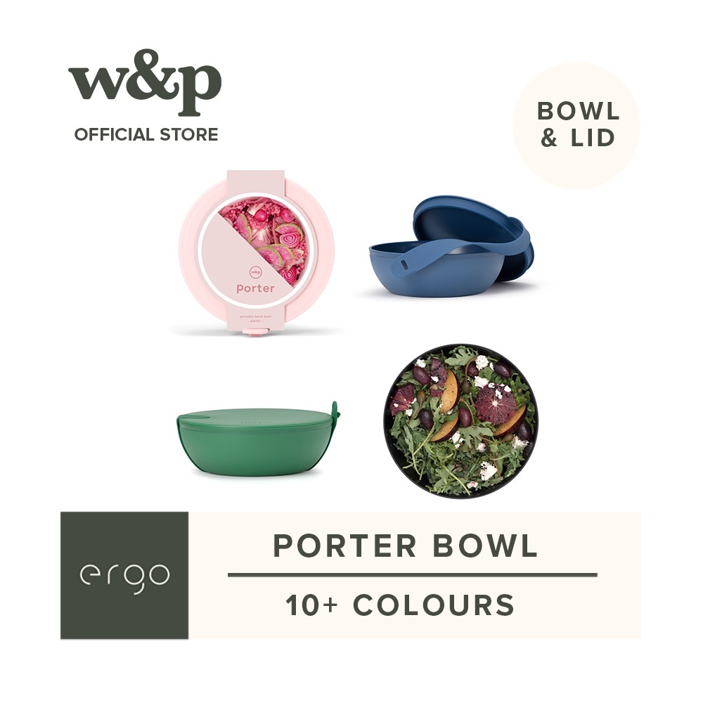 W&P Navy Plastic Porter Bowl