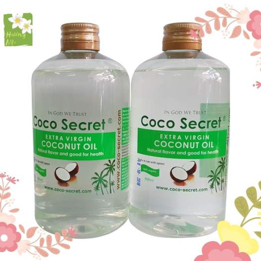 Dầu dừa nguyên chất CocoSecret 1000ml (2 chai 500ml)
