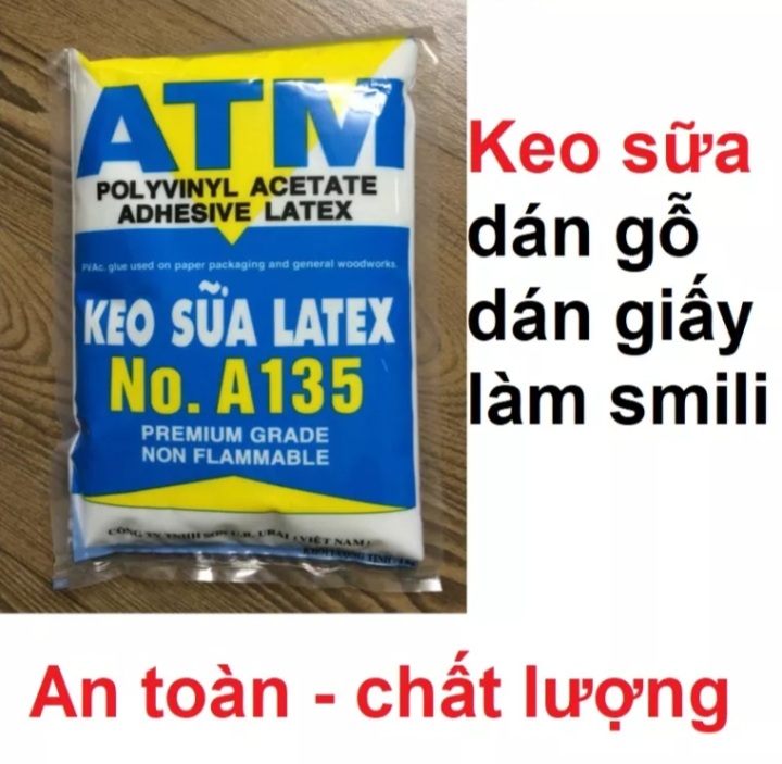 Keo sữa ATM dán giấy gỗ 1kg/bịch