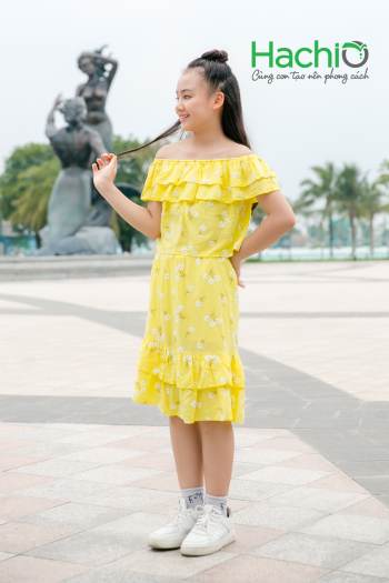 ASK JUNIOR Cô Gái 4-15 Tuổi Thời Trang Giản Dị Ngọt Ngào hoa lớn Tất Cả Các  Hơn In Váy Hoa Đầm công chúa | Lazada.vn