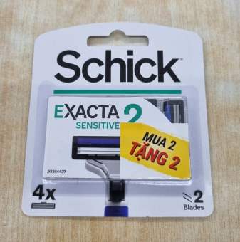 Hộp 4 lưỡi dao cạo râu Schick Exacta 2 System