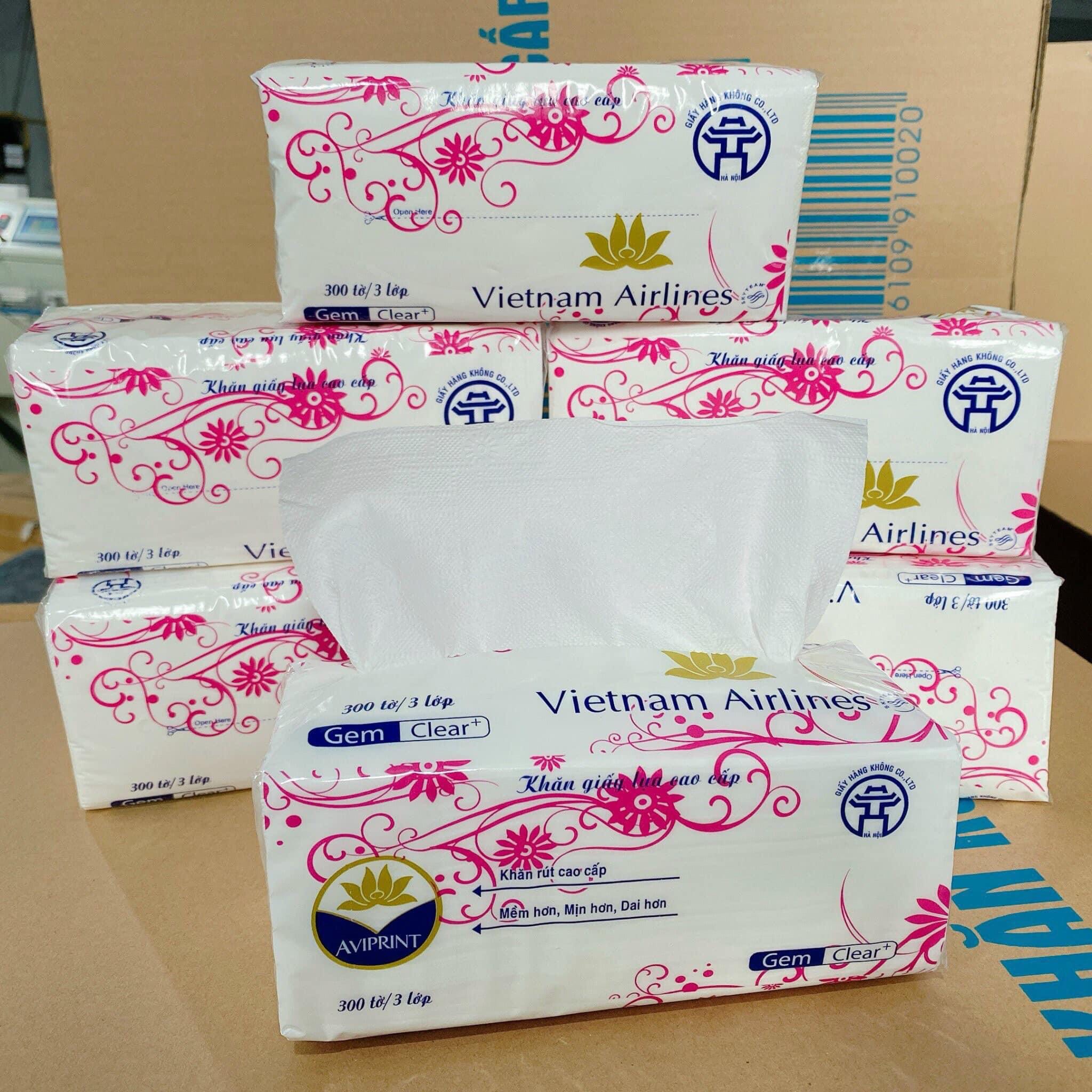 Giấy ăn rút vn airlines
