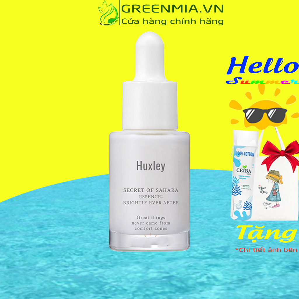 Serum Tinh Chất Dưỡng Trắng Huxley Secret Of Sahara Essence Brightly Ever After 5ml Dưỡng Trắng Mờ Thâm Nám